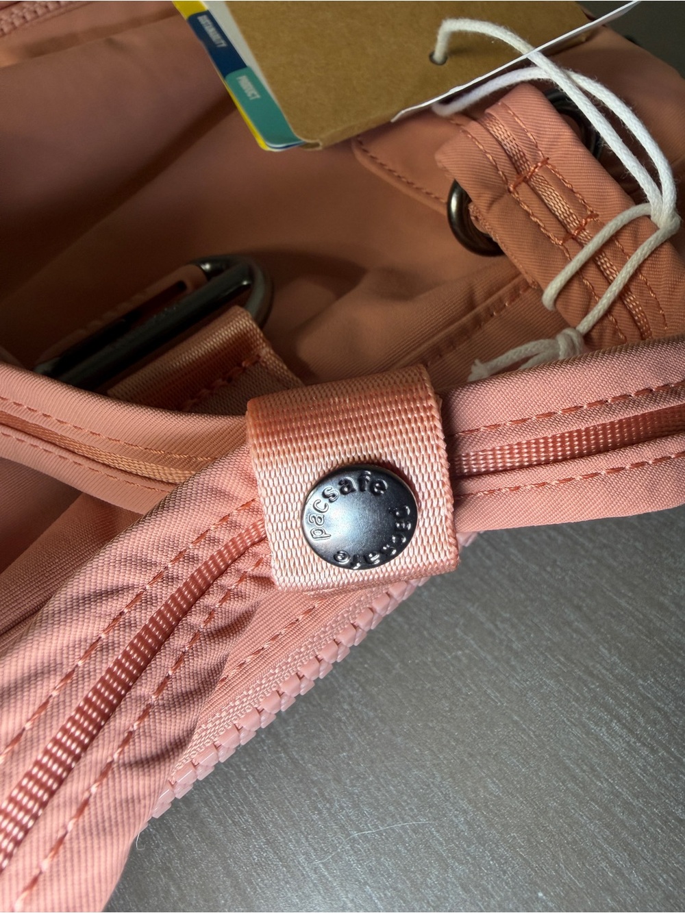 Pacsafe Citysafe CX Anti-Theft Mini Backpack 11L Econyl Rose Gold New With Tags - Picture 5 of 9